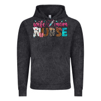Vintage Black wife mom nurse Vintage Hoodie - texasbilliewilder