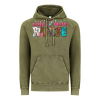 Vintage Olive wife mom nurse Vintage Hoodie - texasbilliewilder