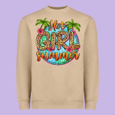 Hot Girl Summer Heavyweight Sweatshirt Designed By Zillion Design Studio