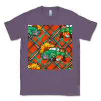Lavender fall truck seamless pattern Classic Tee - BundleAndBundleShop
