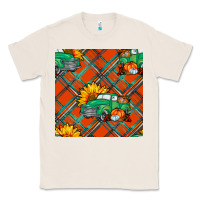 Natural fall truck seamless pattern Classic Tee - BundleAndBundleShop