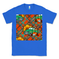 True Royal fall truck seamless pattern Classic Tee - BundleAndBundleShop