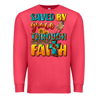 Cardinal saved by grace through faith Premium Sweatshirt - NancyCooperArtShop