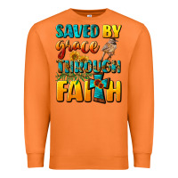 Carrot saved by grace through faith Premium Sweatshirt - NancyCooperArtShop