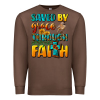 Chestnut saved by grace through faith Premium Sweatshirt - NancyCooperArtShop