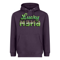 Plum lucky mama Heavyweight Hoodie - MaliasSmallBusiness
