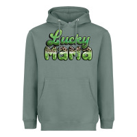 Sage lucky mama Heavyweight Hoodie - MaliasSmallBusiness