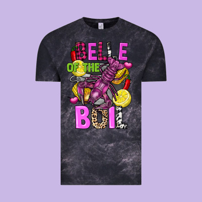 Belle Of The Boil Crawfish Vintage Tee Designed By Fadigitalartstudio