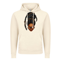 Vintage Artic afro woman faux jumbo locs Vintage Hoodie - texasbilliewilder