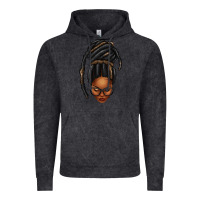 Vintage Black afro woman faux jumbo locs Vintage Hoodie - texasbilliewilder