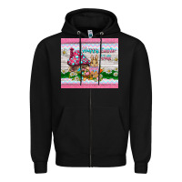 Black happy easter y'all  rabbit Zipper Hoodie - BarkalooDesign