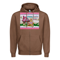 Chestnut happy easter y'all  rabbit Zipper Hoodie - BarkalooDesign