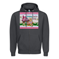Smoke happy easter y'all  rabbit Zipper Hoodie - BarkalooDesign