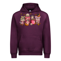Mauve Wine cafecito y chisme coffee cups Urban Hoodie - texasbilliewilder