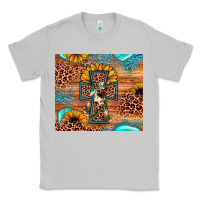 Moon Dust leopard cross sunflower Classic Tee - JahusDesignShop