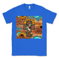 True Royal leopard cross sunflower Classic Tee - JahusDesignShop