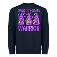 Navy Domestic Violence Warrior Gnomes Heavyweight Sweatshirt - texasbilliewilder