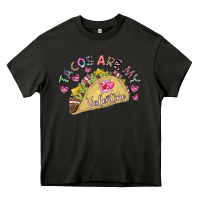 Asphalt Tacos Are My Valentine Heavy Core Tee - CowhideDigitalArt