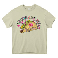 Mossy Tacos Are My Valentine Heavy Core Tee - CowhideDigitalArt
