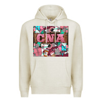 Oatmeal Heather cna Premium Hoodie - LillyAllenDesigns
