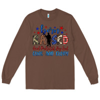 Chestnut born raised and protected by god guns and glory Long Sleeve Tee - JahusDesignShop