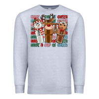 Heather Grey have a cup of cheer Premium Sweatshirt - MaliasSmallBusiness
