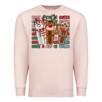 Pale Pink have a cup of cheer Premium Sweatshirt - MaliasSmallBusiness