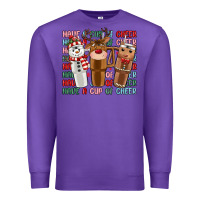 Purple have a cup of cheer Premium Sweatshirt - MaliasSmallBusiness