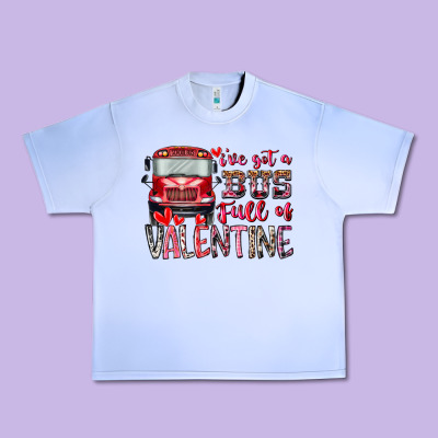 I've Got Bus Full Of Valentine Urban Heavy Tee Designed By Racoondesign