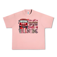 Salmon I've got bus full of Valentine Urban Heavy Tee - RacoonDesign