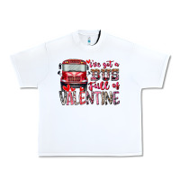 White I've got bus full of Valentine Urban Heavy Tee - RacoonDesign