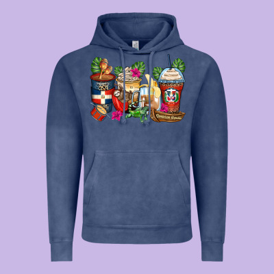 Dominican Republic Coffee Cups Vintage Hoodie Designed By Zillion Design Studio