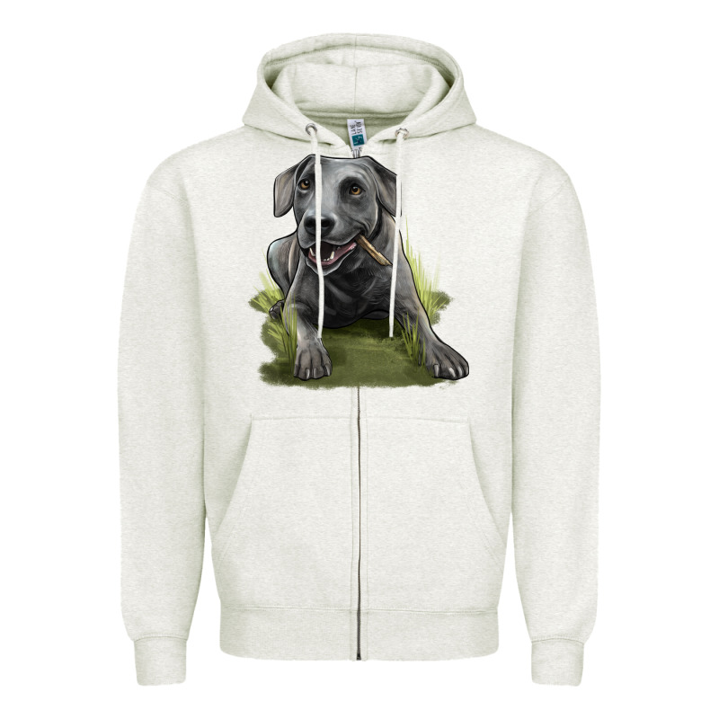 Texas Blue Lacy Dog Zipper Hoodie by LillyAllenDesigns | Teevron