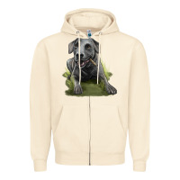 Sandshell Texas Blue Lacy Dog Zipper Hoodie - LillyAllenDesigns