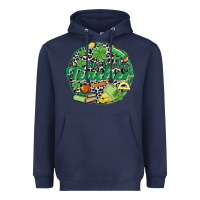 Navy one lucky teacher Heavyweight Hoodie - MaliasSmallBusiness