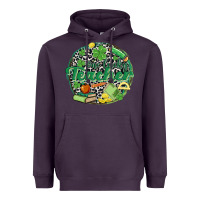 Plum one lucky teacher Heavyweight Hoodie - MaliasSmallBusiness