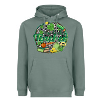 Sage one lucky teacher Heavyweight Hoodie - MaliasSmallBusiness