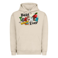 Pigment French Oak best teacher ever Urban Hoodie - NancyCooperArtShop