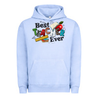Pigment Grape Ice best teacher ever Urban Hoodie - NancyCooperArtShop
