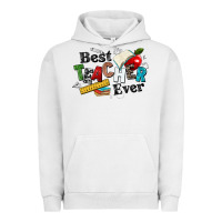 Pigment Lunar Rock best teacher ever Urban Hoodie - NancyCooperArtShop