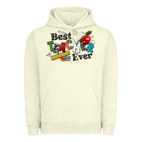 Pigment Pistachio best teacher ever Urban Hoodie - NancyCooperArtShop
