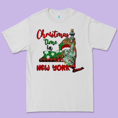 Christmas Time In New York Premium Tee Designed By Barkaloodesign