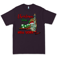 Plum christmas time in new york Premium Tee - BarkalooDesign
