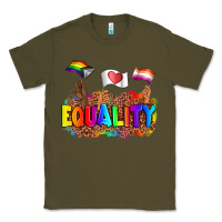 Army Green equality pride flags Classic Tee - AdoDesignShop