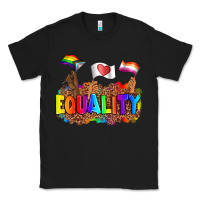 Black equality pride flags Classic Tee - AdoDesignShop