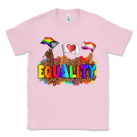 Bubblegum Pink equality pride flags Classic Tee - AdoDesignShop