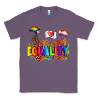 Lavender equality pride flags Classic Tee - AdoDesignShop