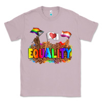 Lilac equality pride flags Classic Tee - AdoDesignShop