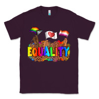 Plum equality pride flags Classic Tee - AdoDesignShop