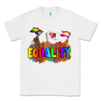 White equality pride flags Classic Tee - AdoDesignShop